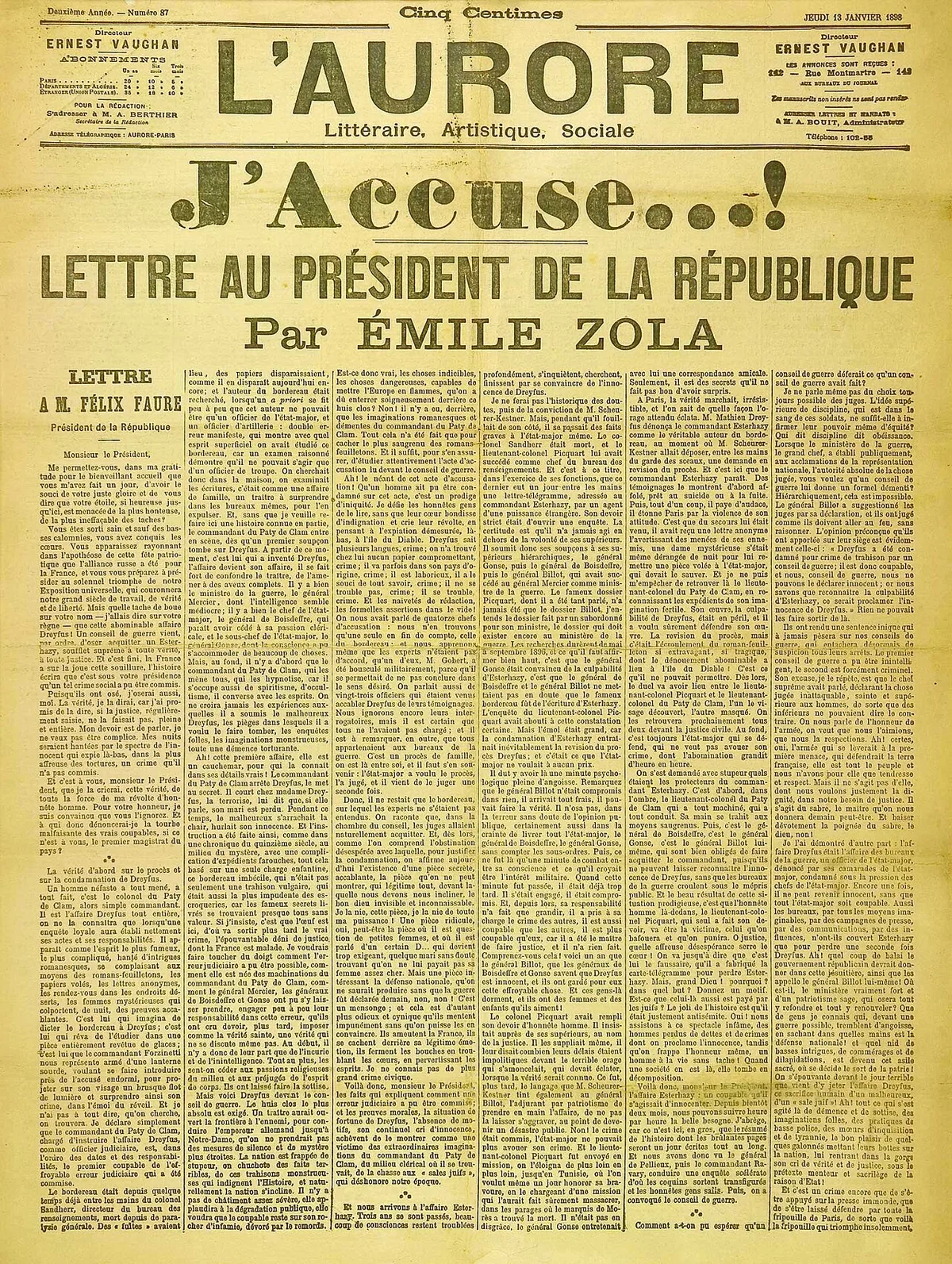L'affaire Dreyfus