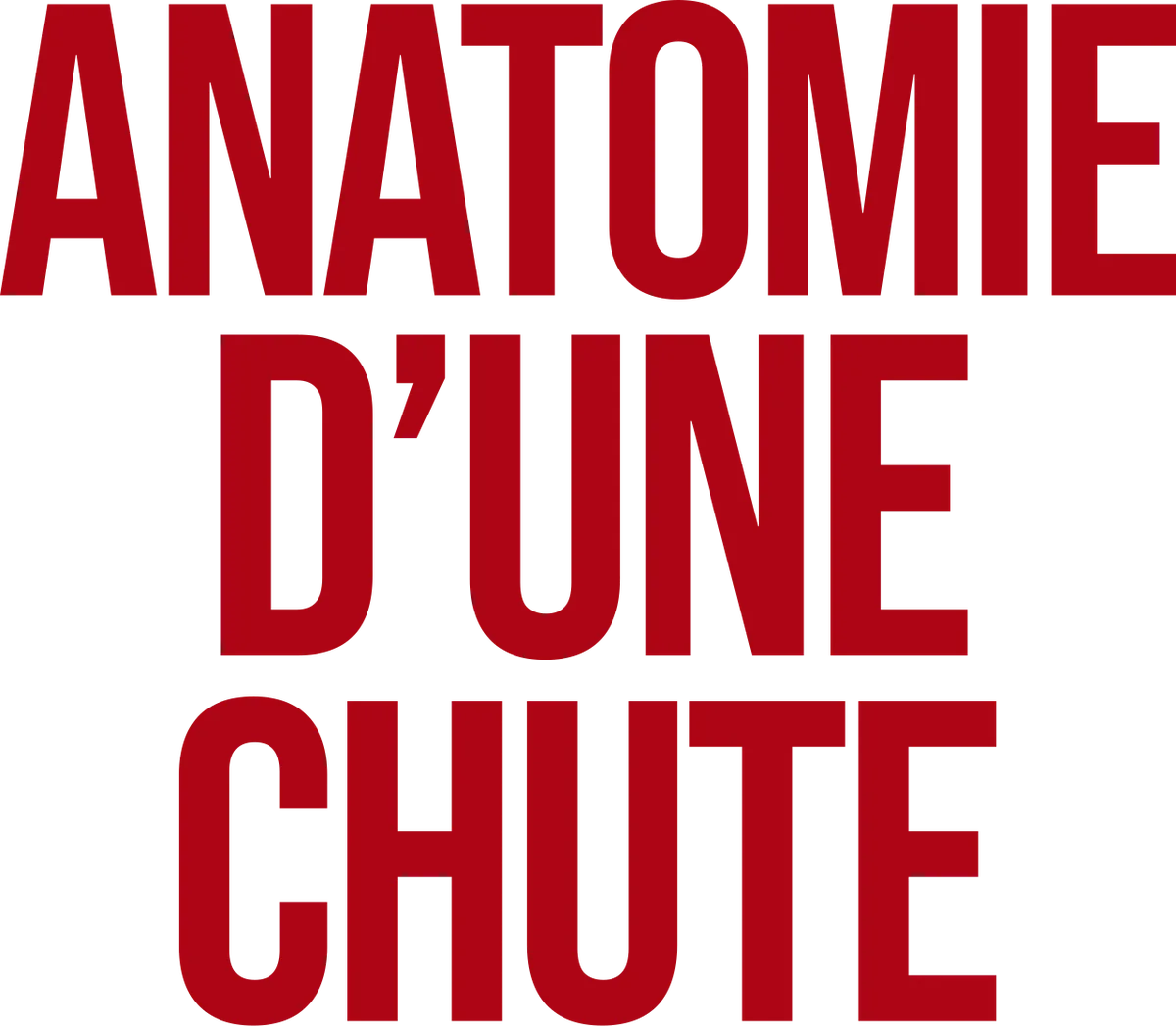 Anatomie d'une chute