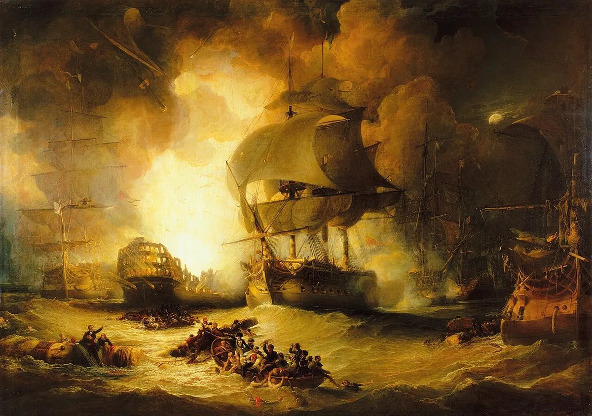 La bataille d'Aboukir