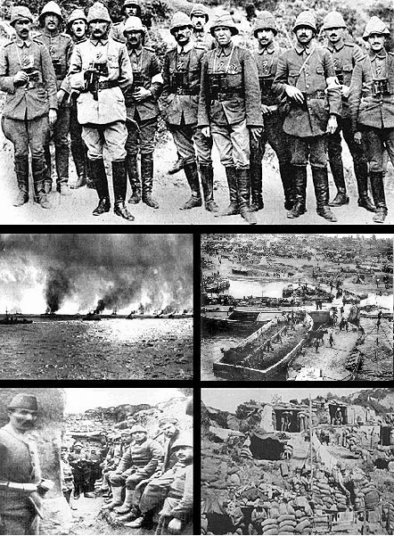 La bataille des Dardanelles