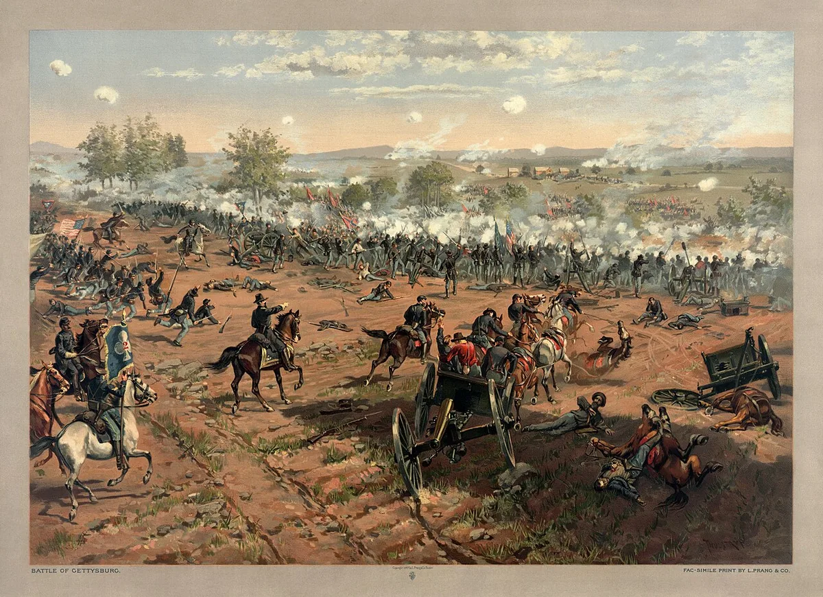 La bataille de Gettysburg