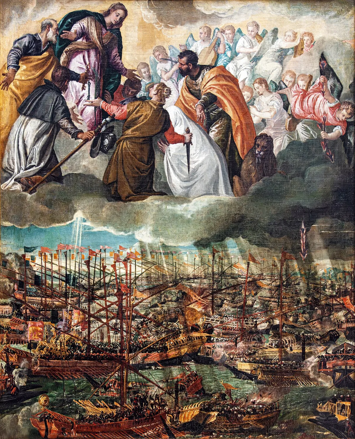 La bataille de Lépante