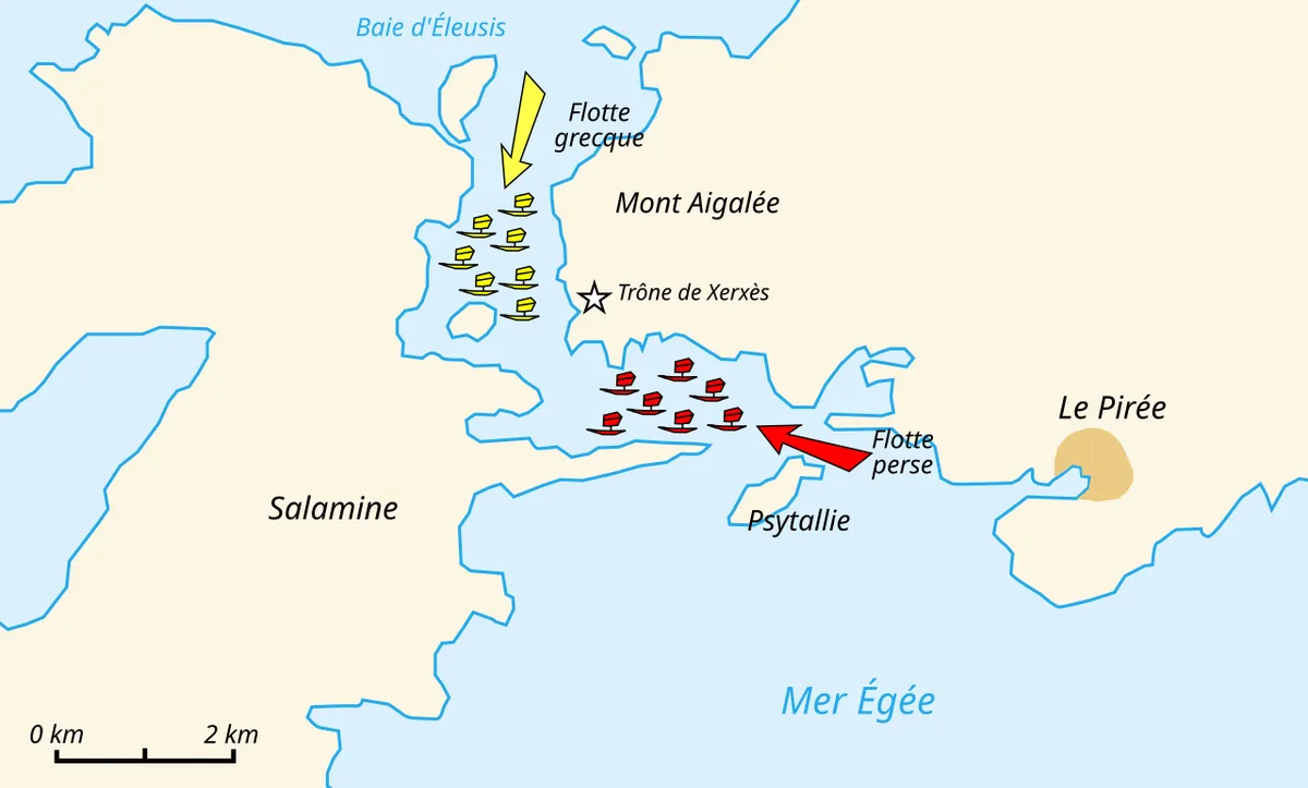 La bataille de Salamine
