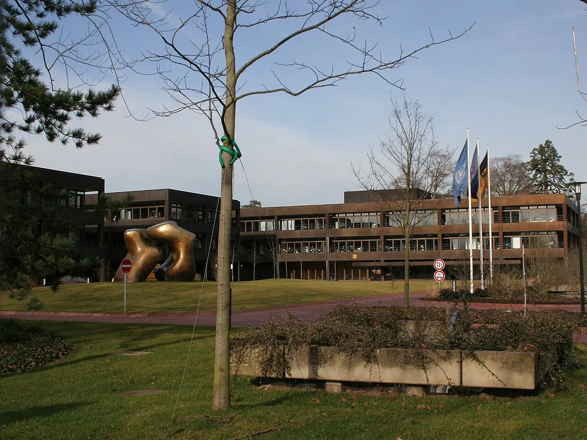 Bâtiment de l'ancienne chancellerie fédérale à Bonn, siège du gouvernement ouest-allemand jusqu'en 1999