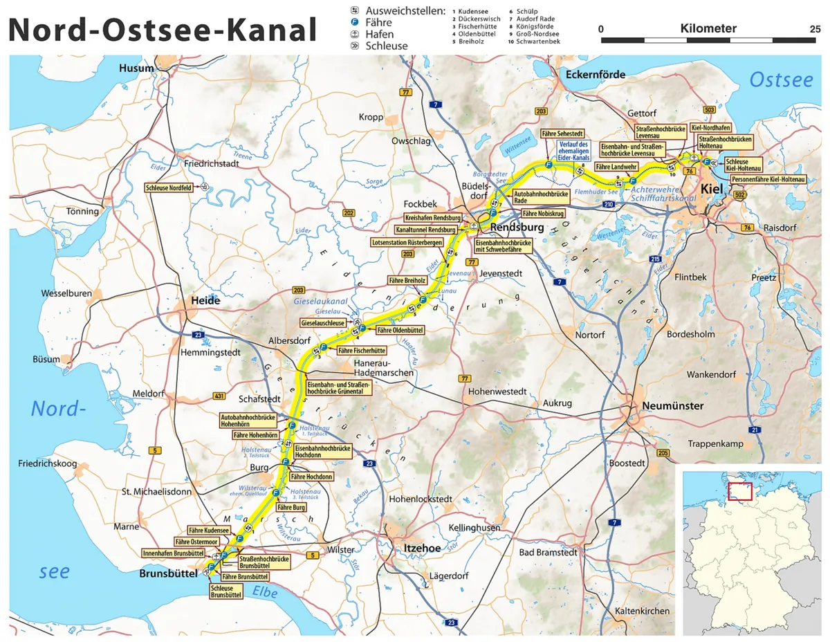 Le canal de Kiel