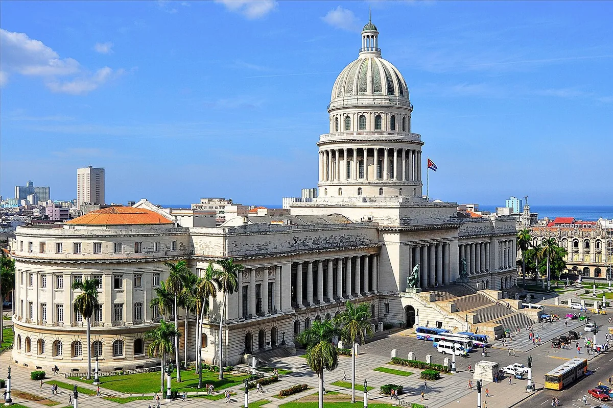 Le Capitolio de La Havane, siège de l'Assemblée nationale cubaine, monument néoclassique inspiré de Washington