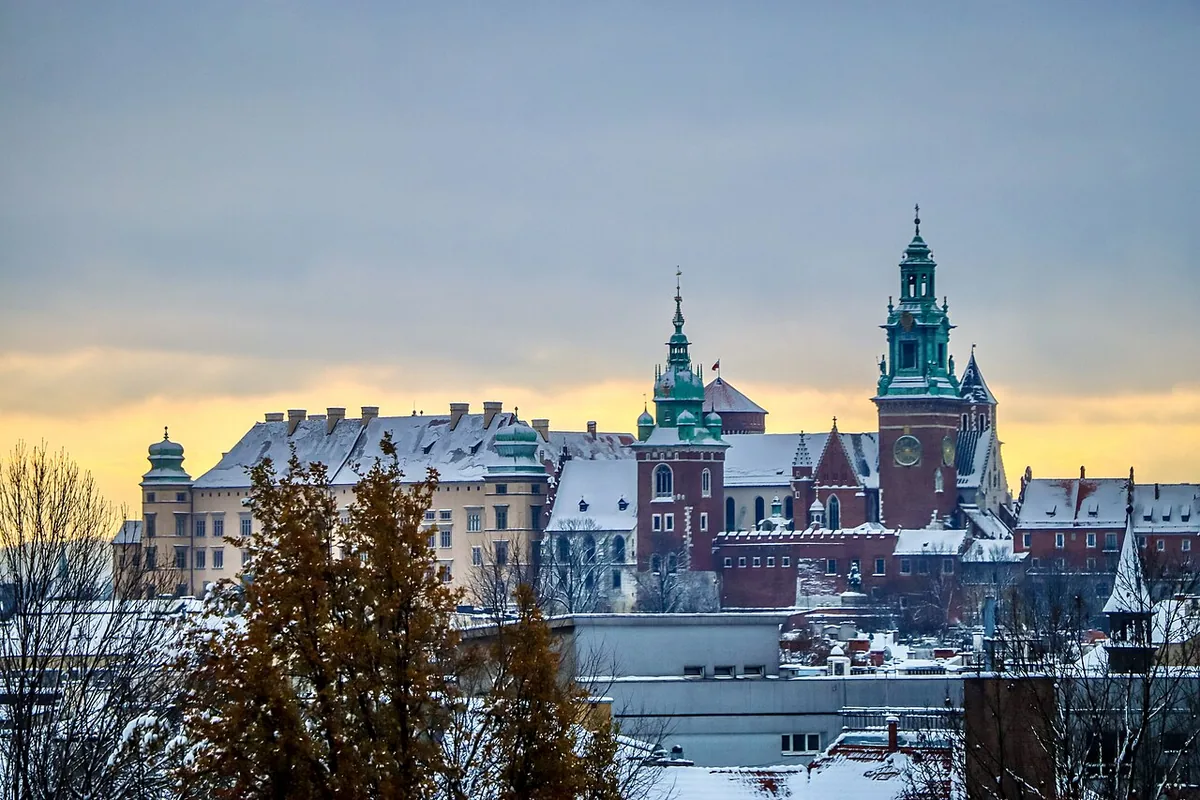 Château royal du Wawel à Cracovie, ancienne capitale royale de la Pologne