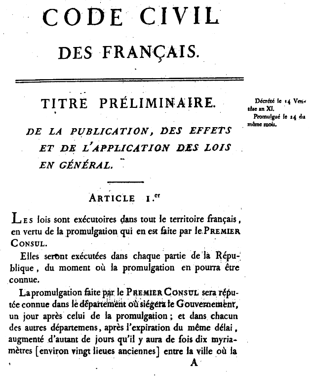Le Code civil