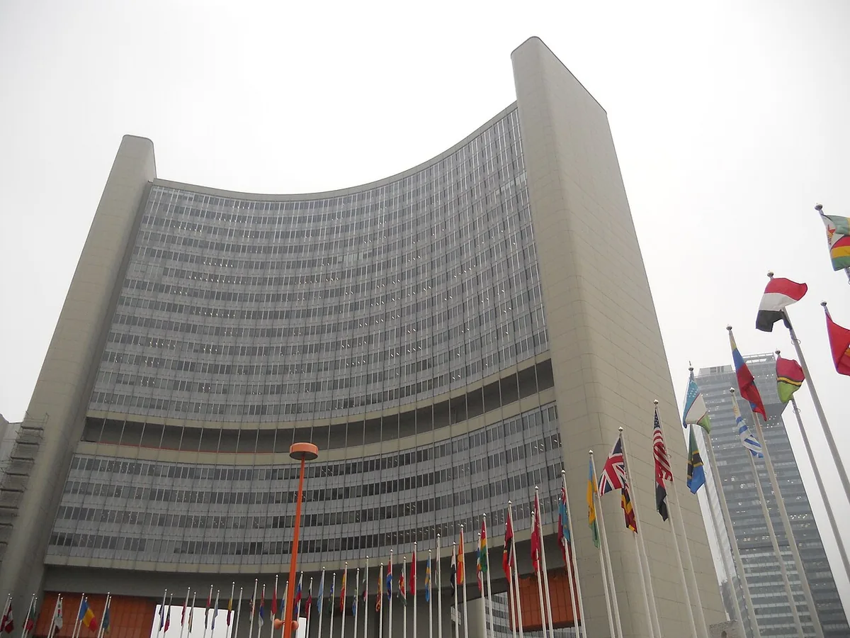 Complexe du Vienna International Centre accueillant les Nations unies à Vienne