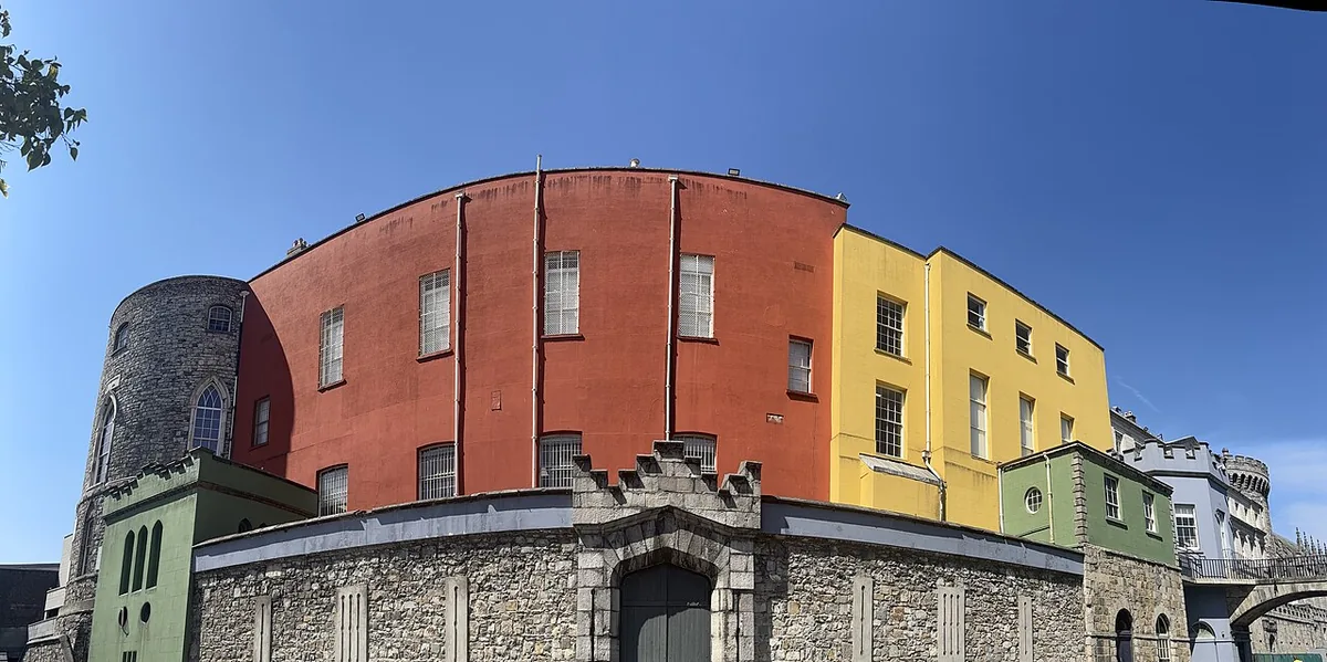 Cour et façade géorgienne du Dublin Castle, ancien siège du pouvoir britannique en Irlande