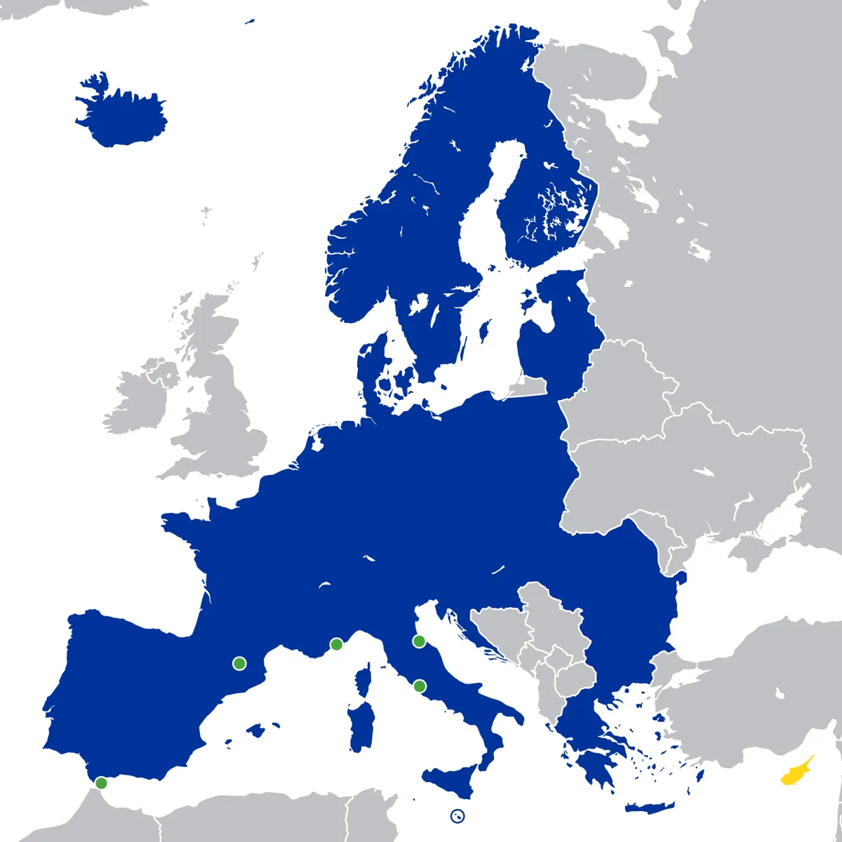 L'espace Schengen