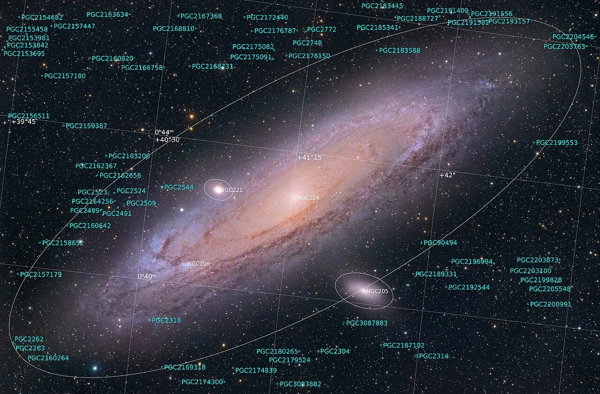 La galaxie d'Andromède