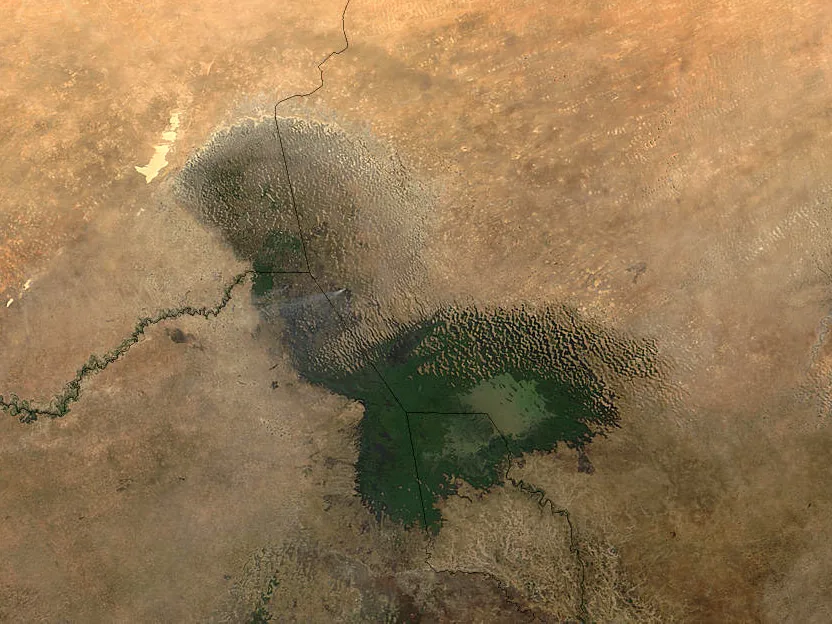 Le lac Tchad