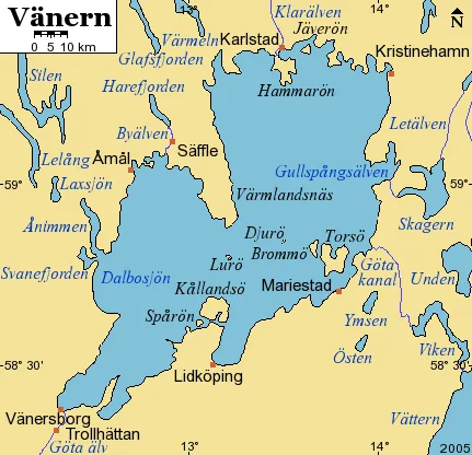 Le lac Vänern
