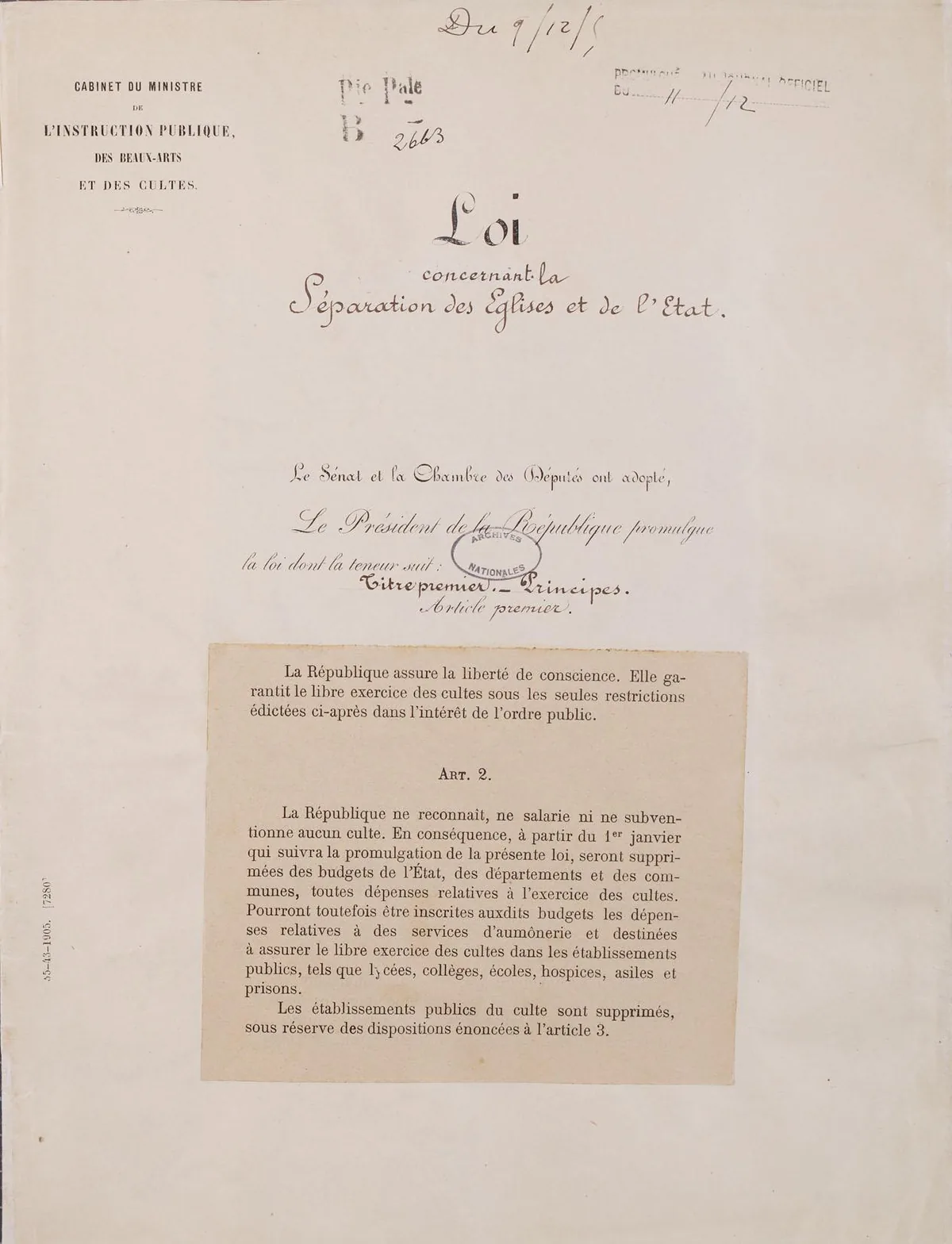 Loi de 1905