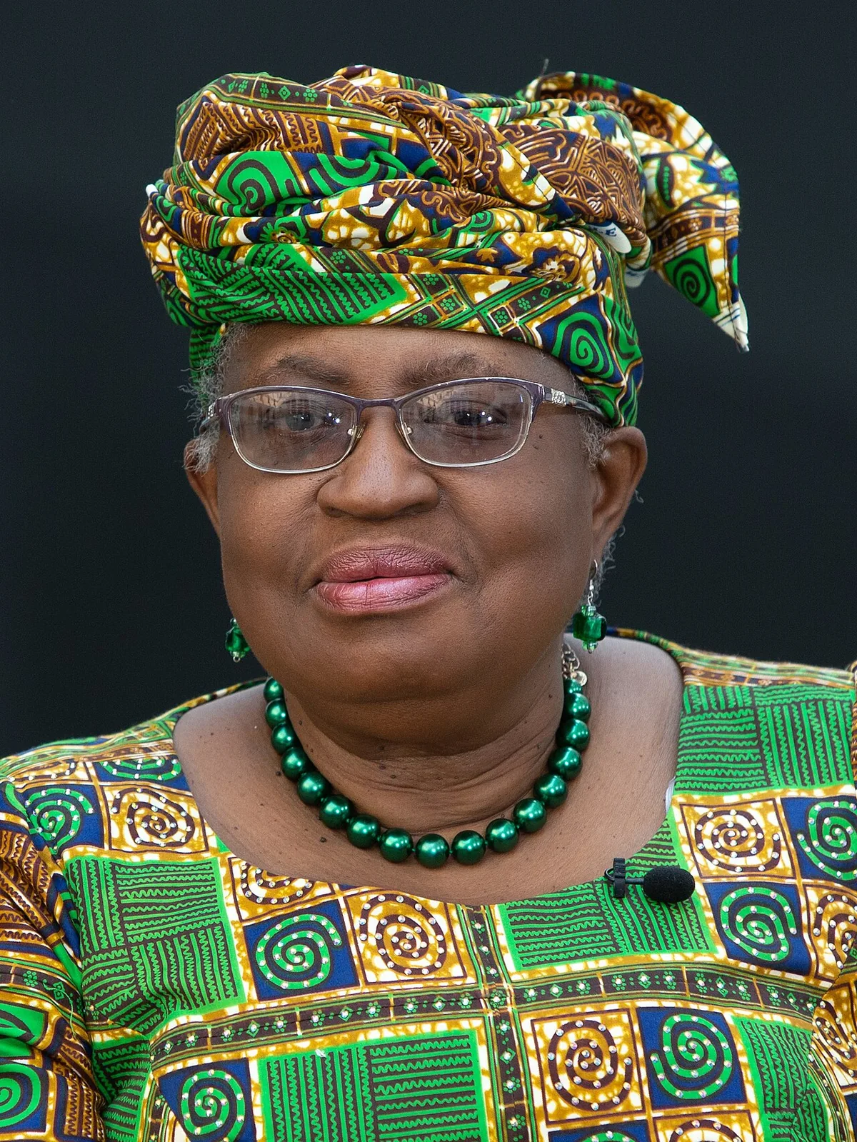 Ngozi Okonjo-Iweala, directrice générale de l'OMC, lors de sa prise de fonction en 2021