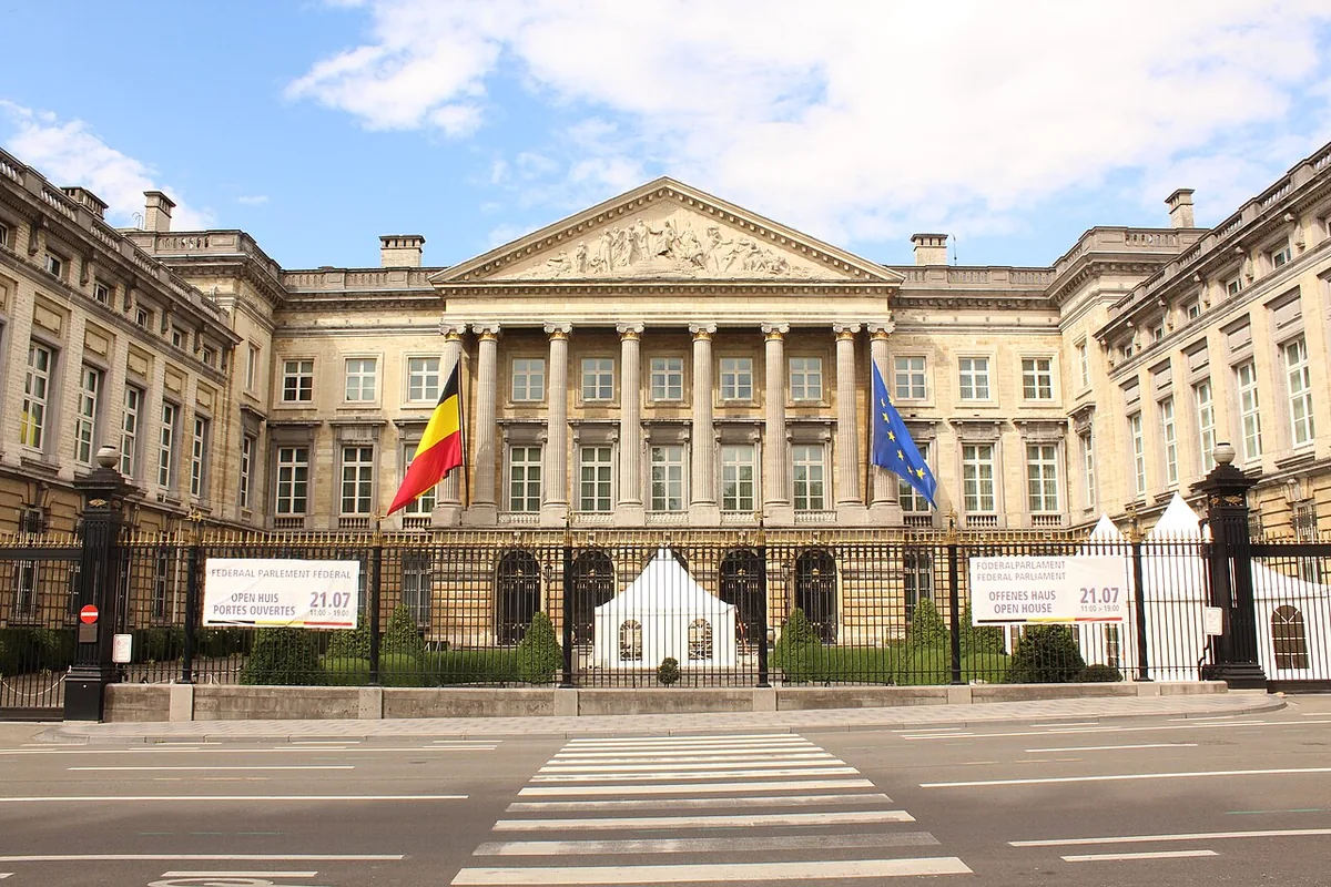 Palais de la Nation à Bruxelles, siège du Parlement fédéral belge