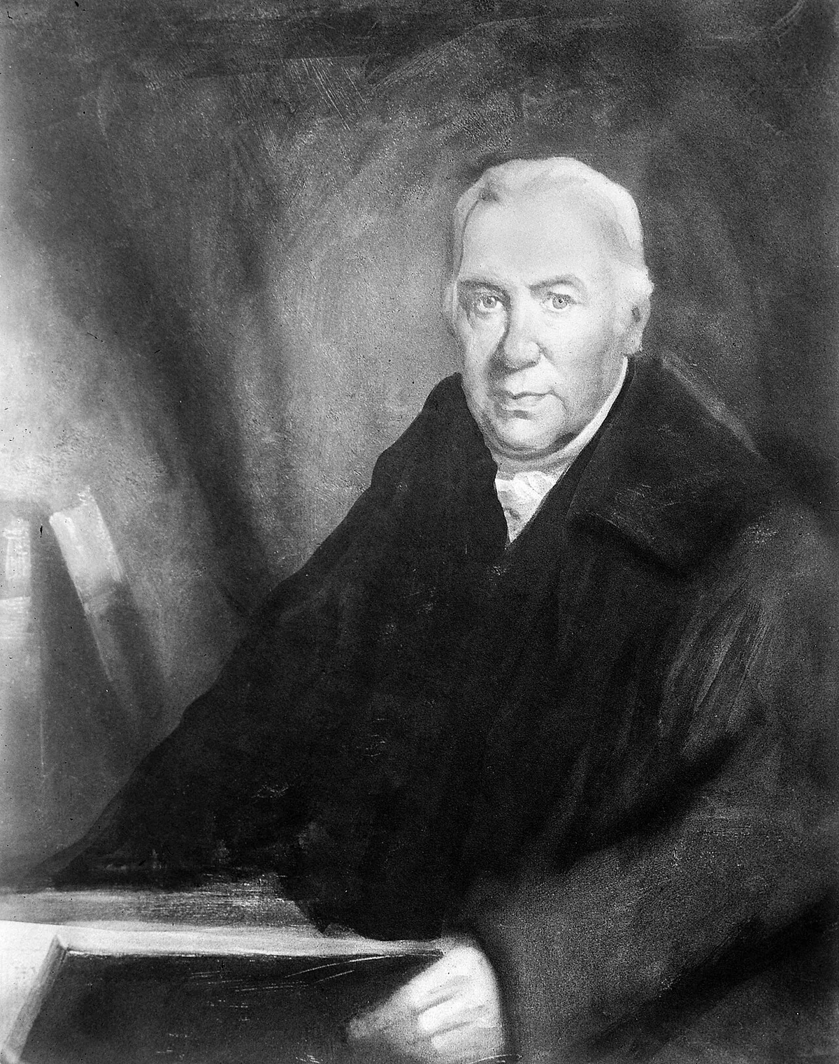 Portrait de Daniel Rutherford, médecin et chimiste écossais qui isola l'azote en 1772 dans sa thèse de doctorat
