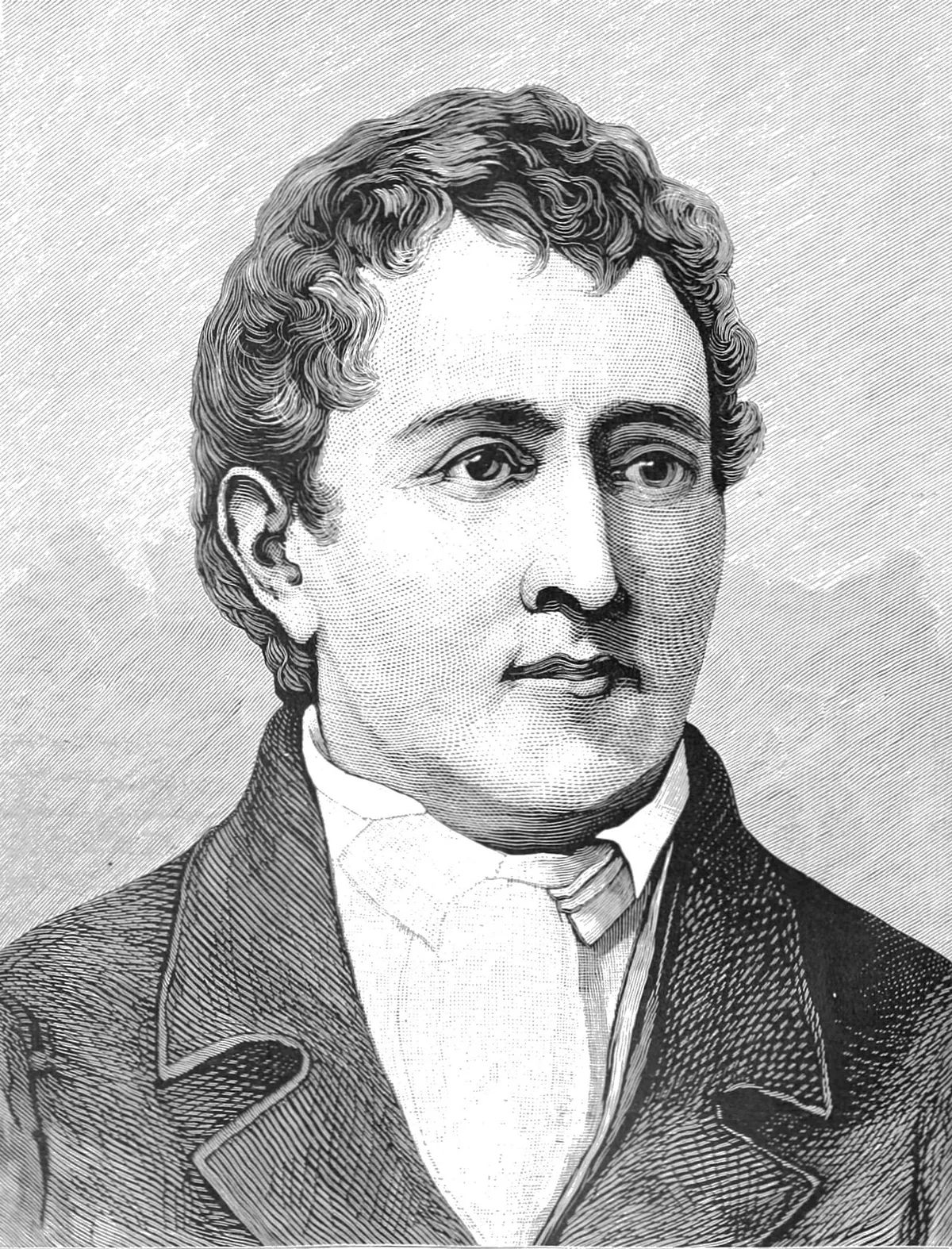 Portrait gravé de Carl Wilhelm Scheele, chimiste suédois qui isola le dichlore en 1774