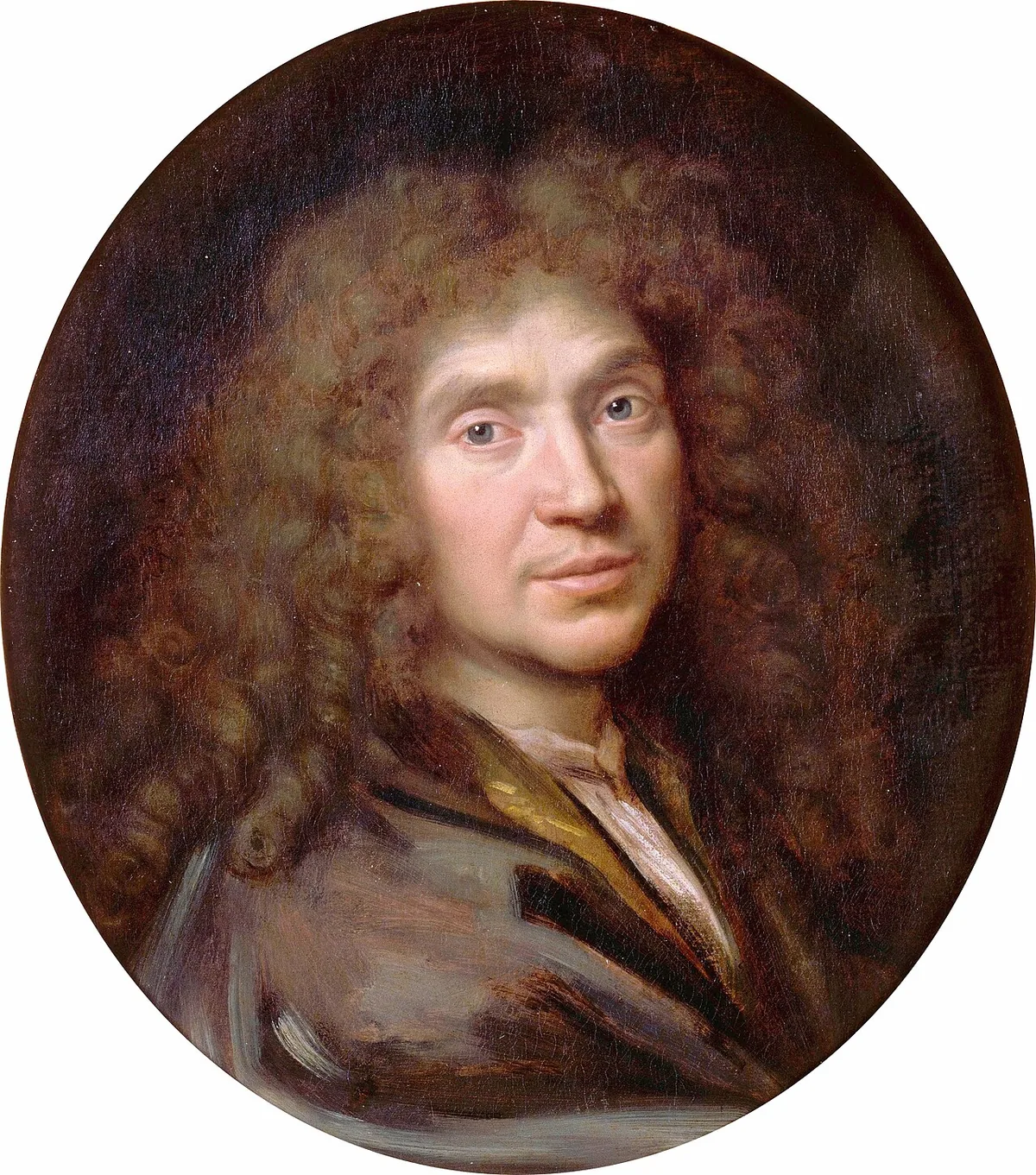 Portrait de Jean-Baptiste Poquelin dit Molière par Pierre Mignard, vers 1658