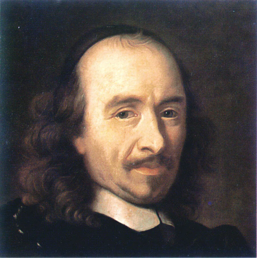 Portrait peint de Pierre Corneille, dramaturge français du XVIIe siècle, d’après Charles Le Brun
