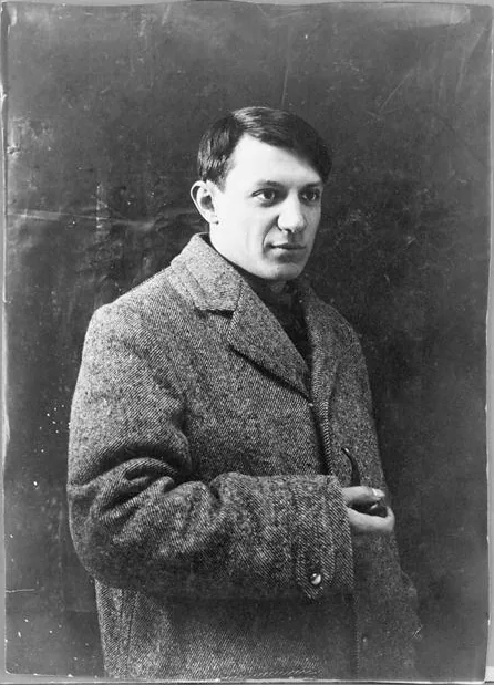 Portrait photographique de Pablo Picasso en 1908, le peintre espagnol auteur de Guernica