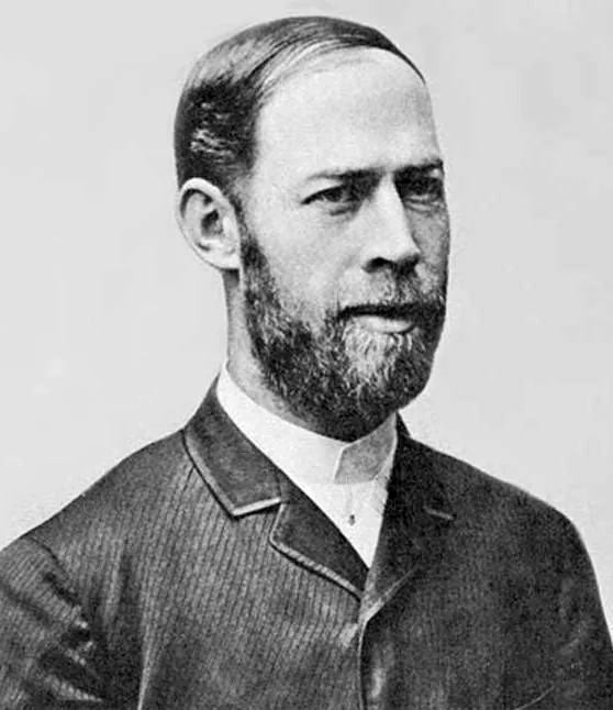 Portrait du physicien allemand Heinrich Rudolf Hertz, qui a donné son nom à l'unité de fréquence