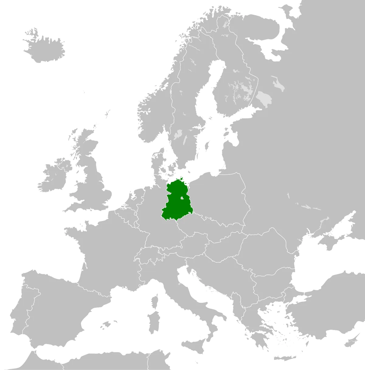La République démocratique allemande