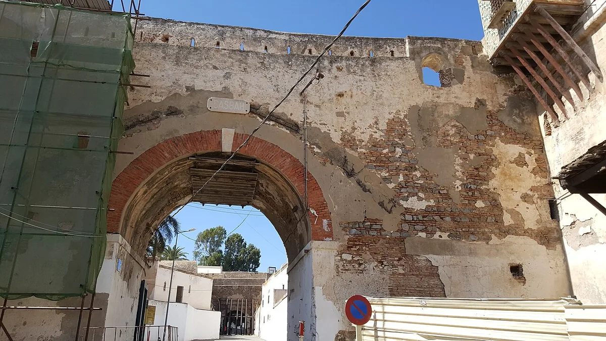 Vue panoramique des maisons blanches serrées de la Casbah historique d’Alger